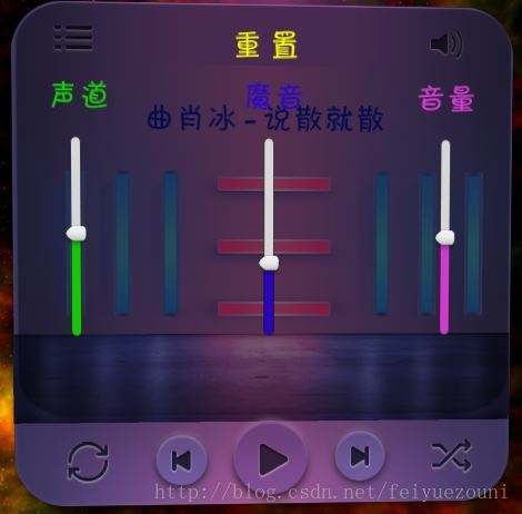 unity 开发简单音乐播放器 unity做音乐播放器界面_音乐播放器_03