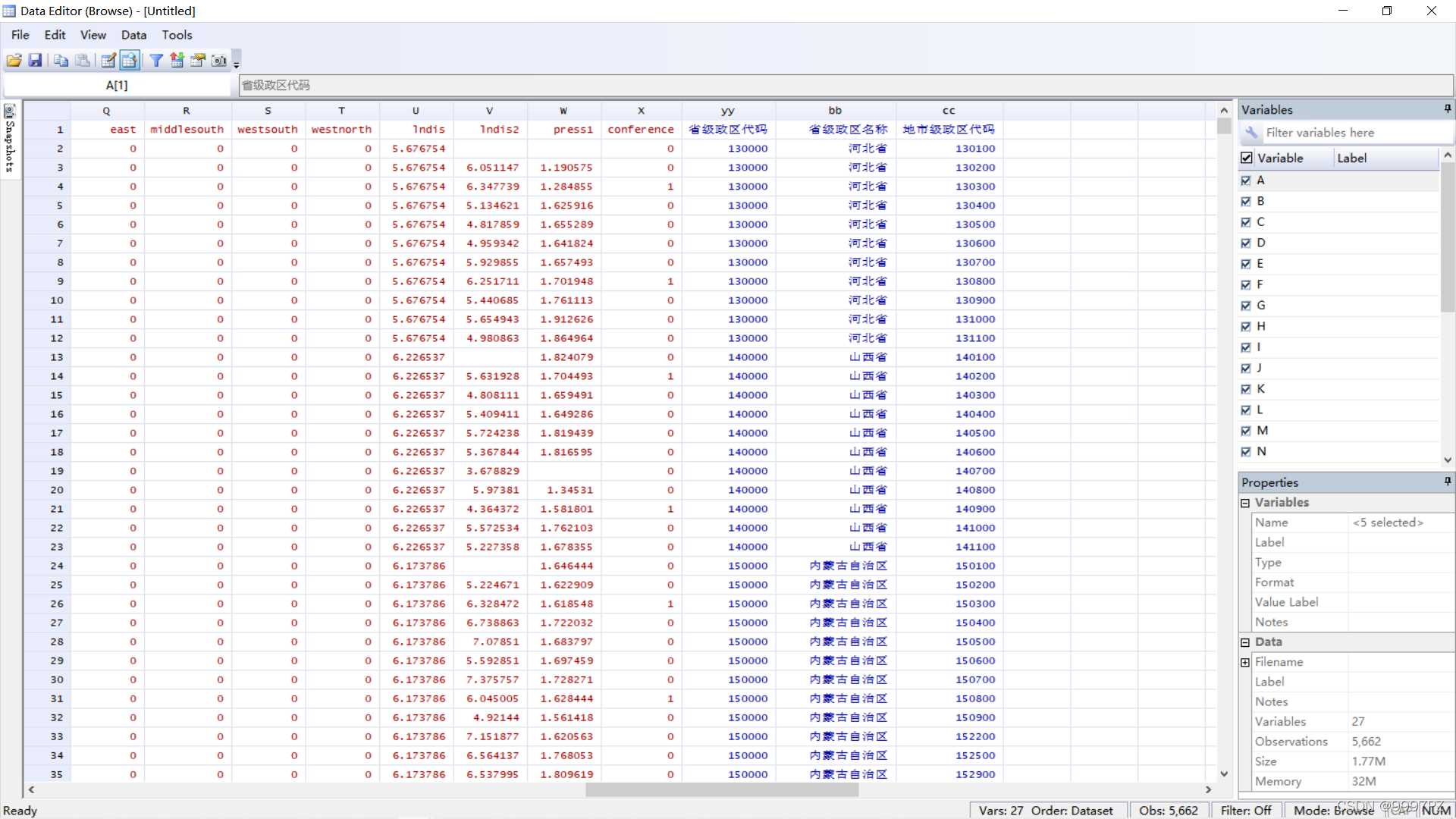 Stata数据无法导入python stata导入数据后如何操作_变量名_02