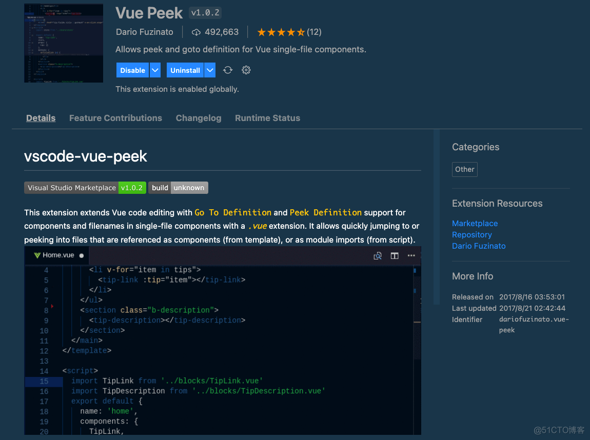 vscode typescript vue3 报红 vscode常用vue插件_Vue_07