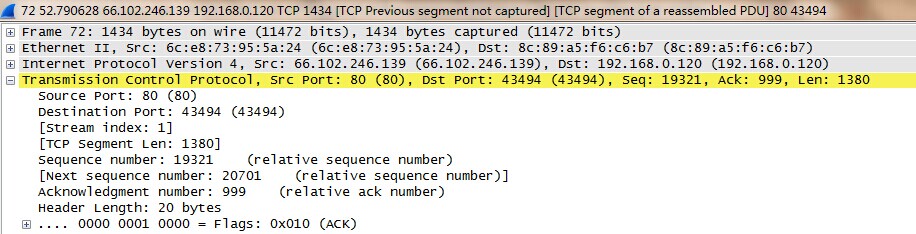 wireshark 显示 大端序列 wireshark乱序现象_TCP_07