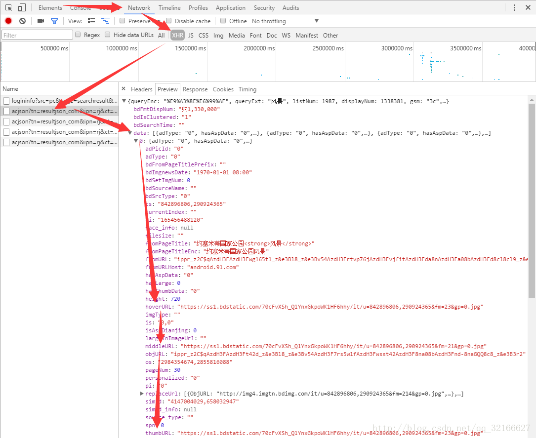 python 爬取动态网页 dryscrape python爬取动态网页图片_json数据_03