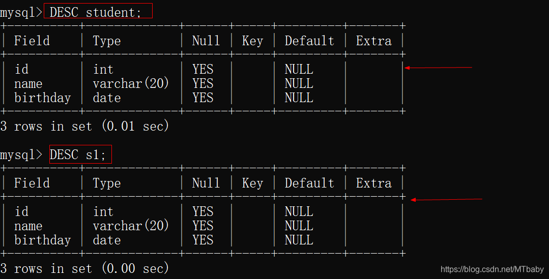 MySQL中用SQL创建模式 mysql怎么用sql语句创建表_索引_07