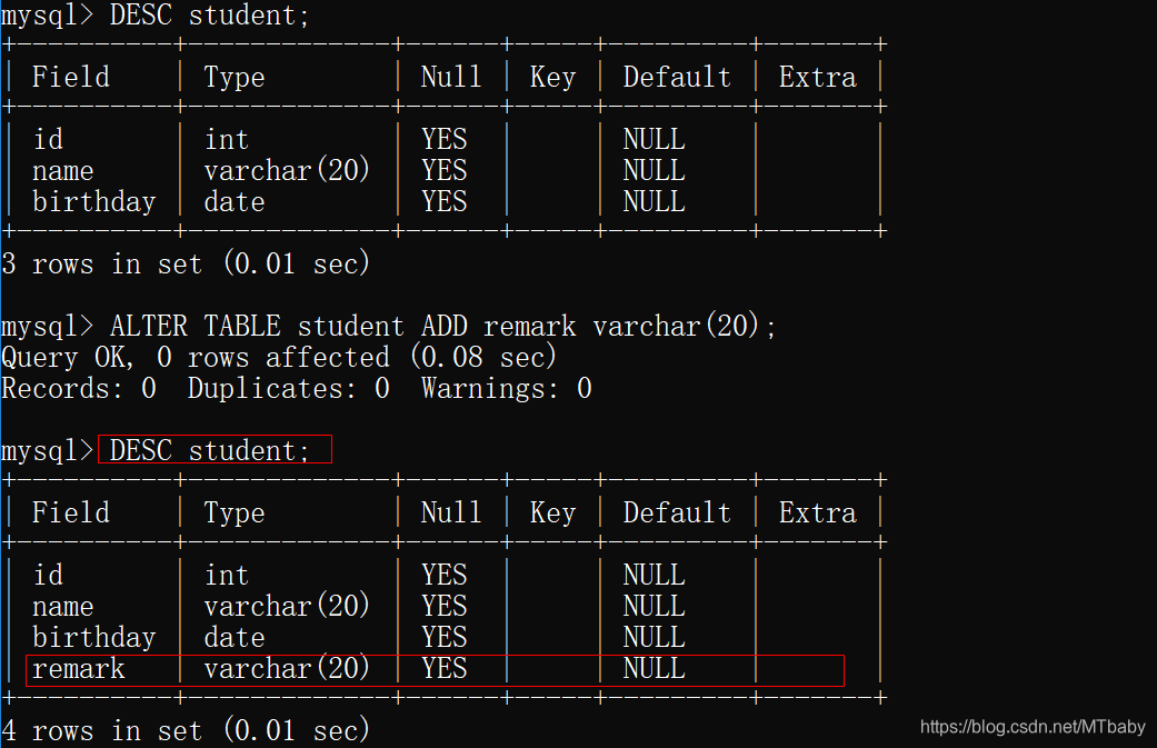 MySQL中用SQL创建模式 mysql怎么用sql语句创建表_sql_10