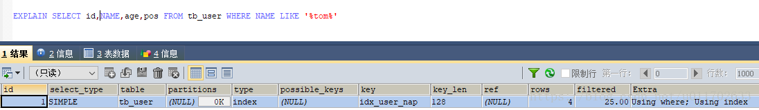 msql 复合索引 存储 mysql复合索引 命中_类型转换_20