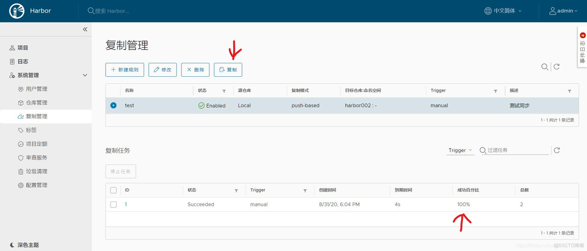 Dockerfile使用Harbor镜像 docker harbor使用方法_docker_18