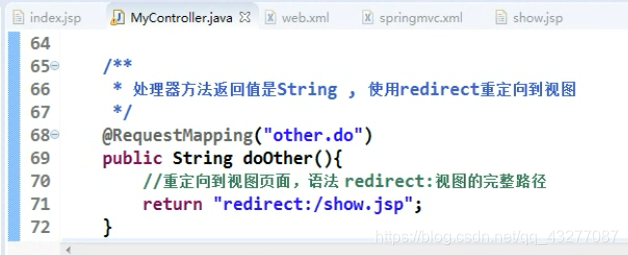 springboot 重定向传递 header spring重定向和转发_异常处理_33