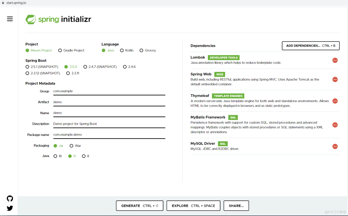 springboot配置html视图解析器 springboot视图解析器的作用_jar