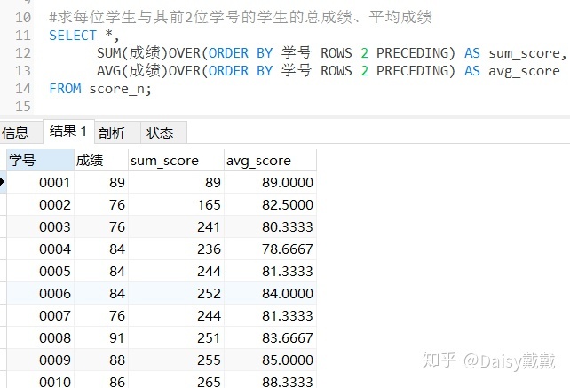 开窗函数 mysql 求两行差值 sql窗口函数和开窗函数_数据_07