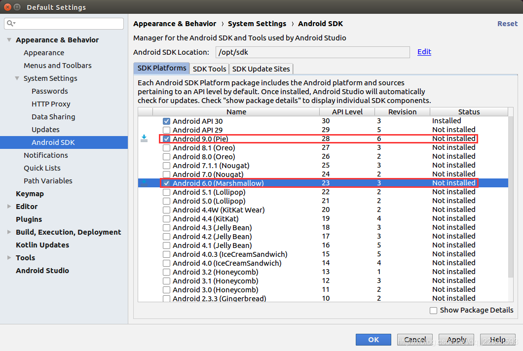 ubuntu android studio 莫认装在哪个目录下了 ubuntu下安装android studio_java_09