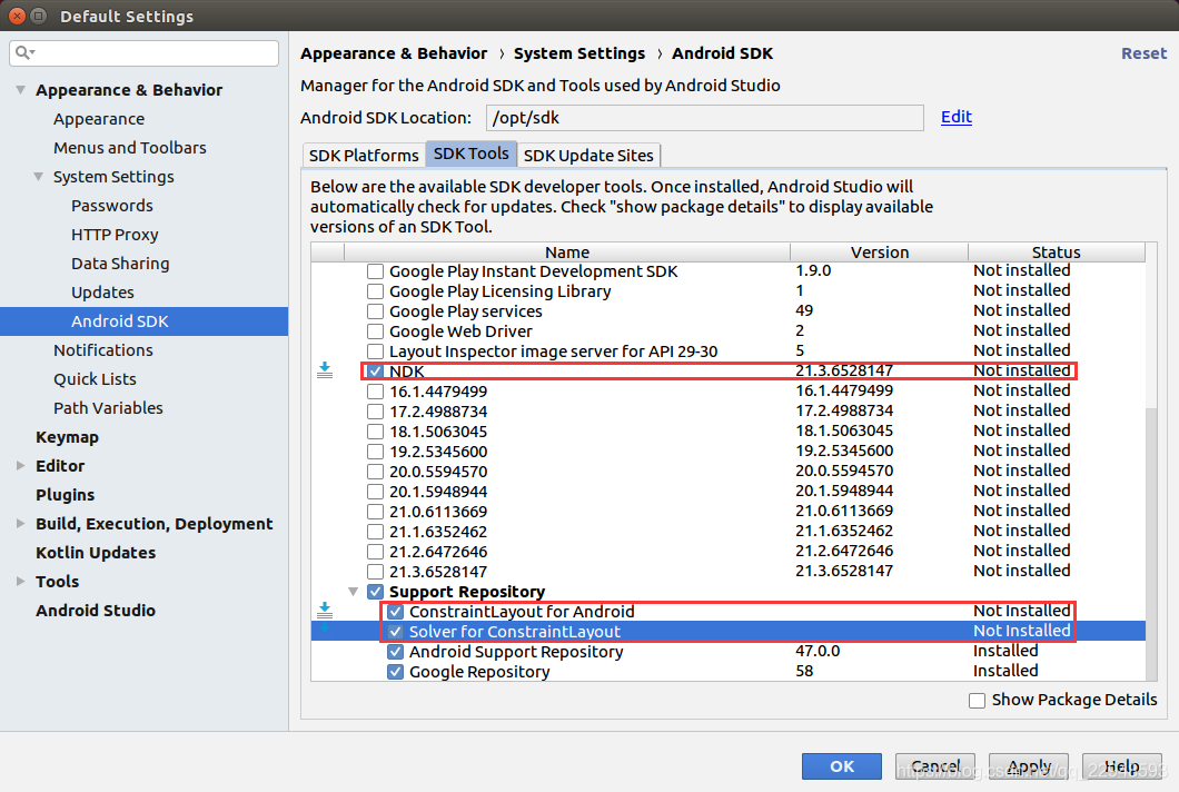 ubuntu android studio 莫认装在哪个目录下了 ubuntu下安装android studio_java_11