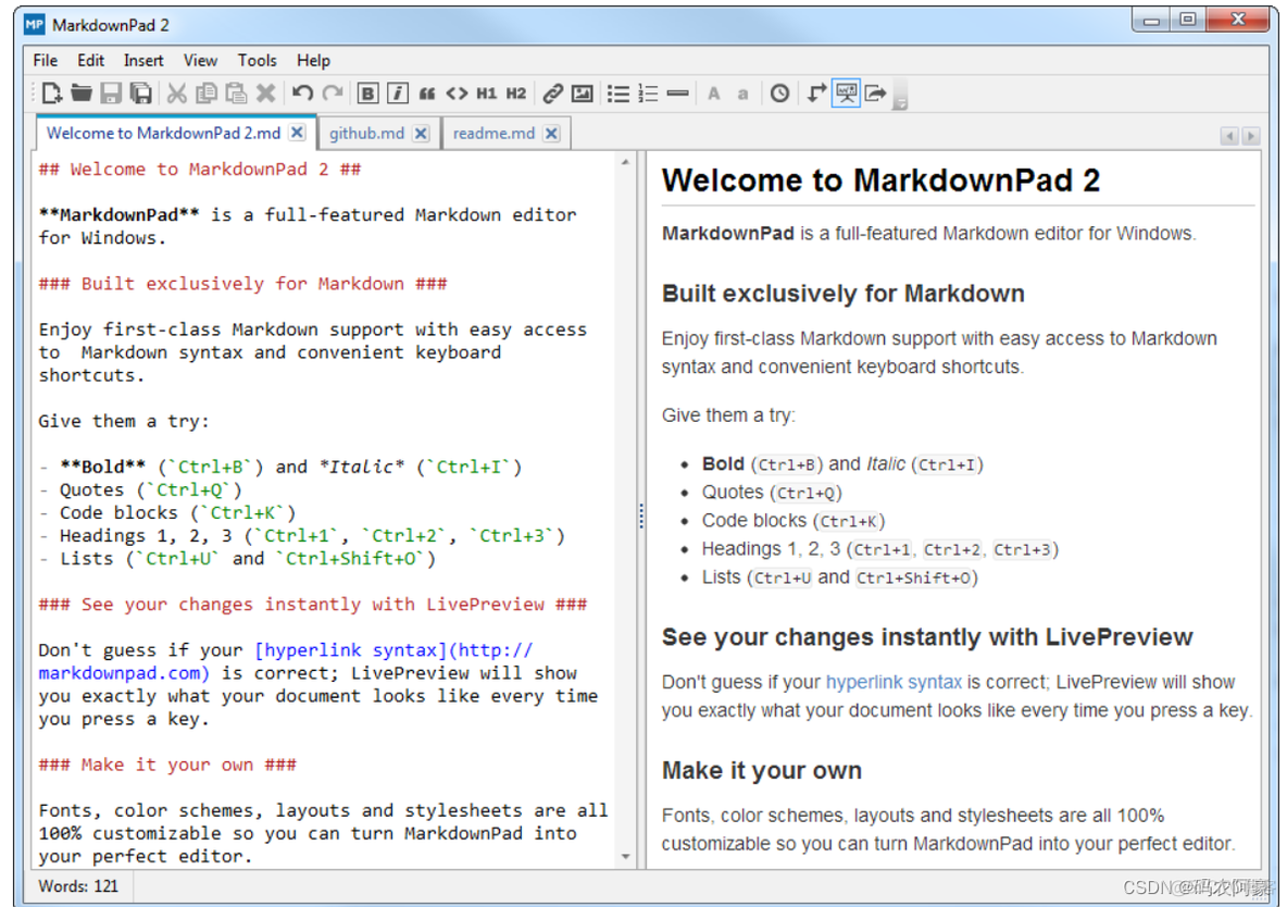 几款主流好用的markdown编辑器介绍_Code_06