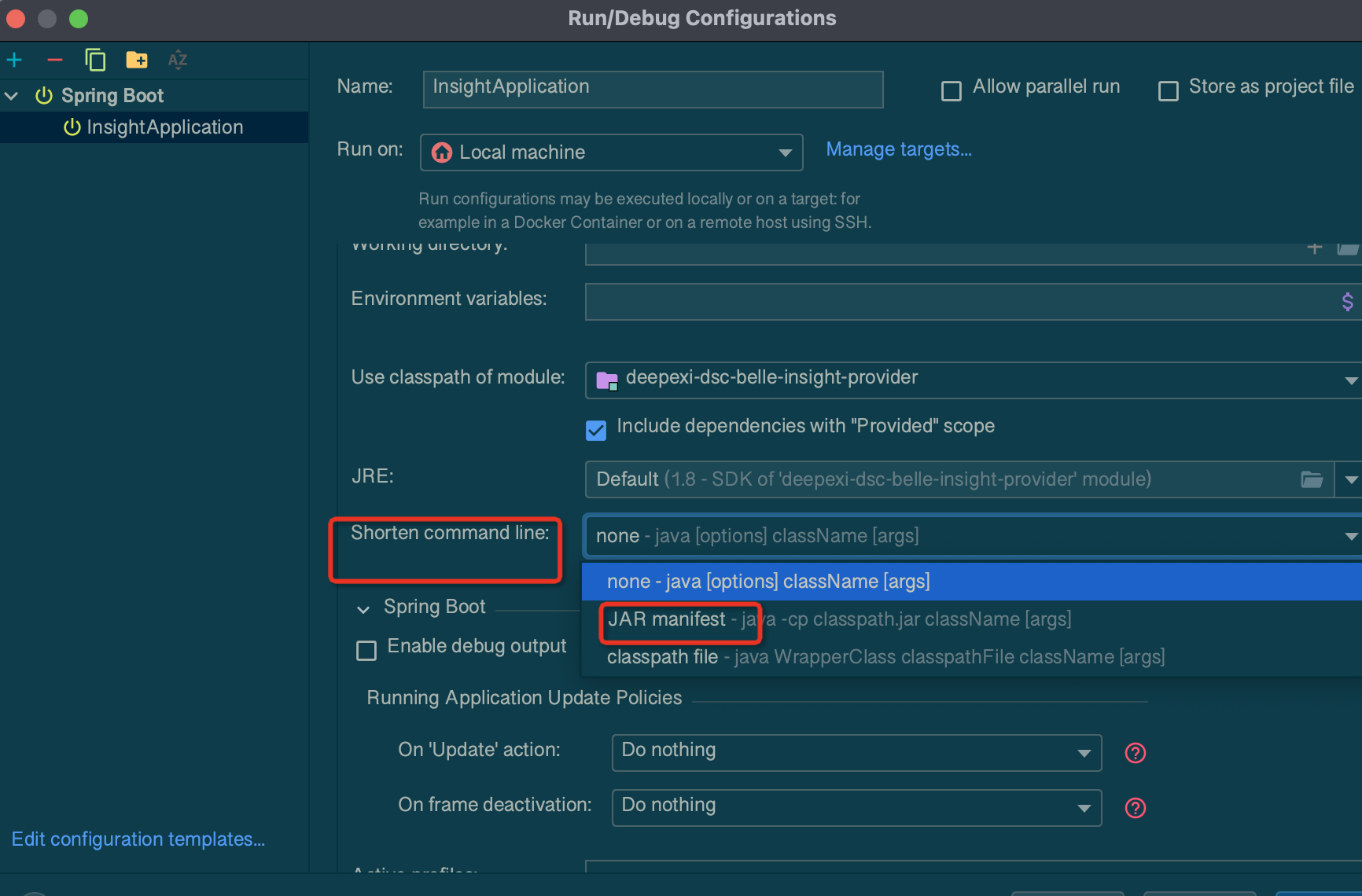 【idea系列】问题之Command line is too long_spring boot_02