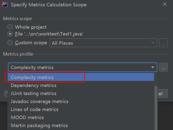 【idea系列】插件之MetricsReloaded_intellij-idea_04