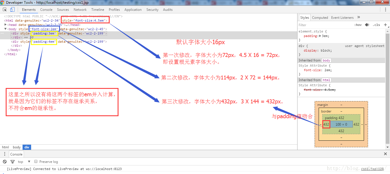 css 中的em标签 css的em单位,css 中的em标签 css的em单位_html_03,第3张