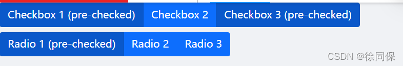 react-bootstrap 使用按钮做单选按钮和复选按钮的效果_sed