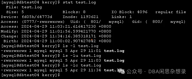 Linux中atime,ctime与mtime的细节疑问总结_文件系统