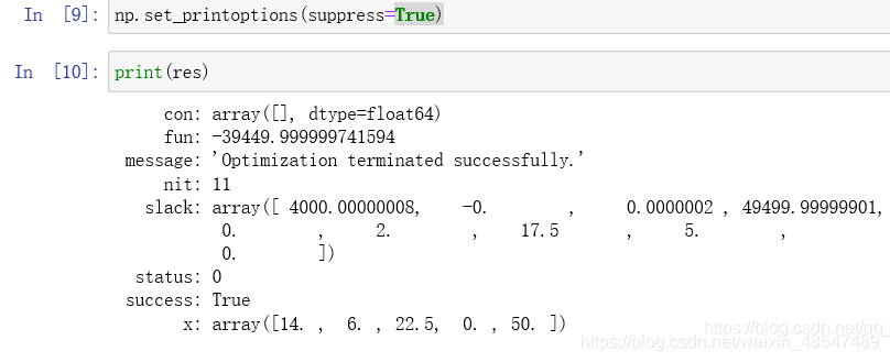 python线性规划生产规划问题 python非线性规划问题_可选参数_09