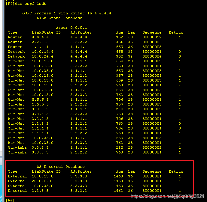 OSPF stub 区域的特性 ospf协议中的stub区域_网络_06