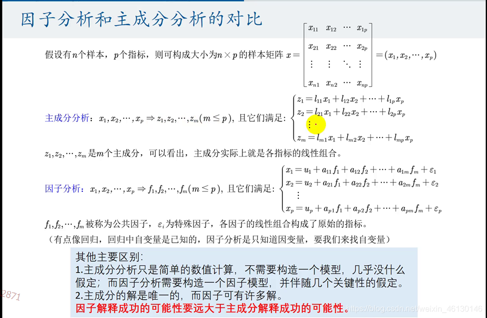 因子模型截面回归求解 PYTHON 写出因子模型_系数矩阵