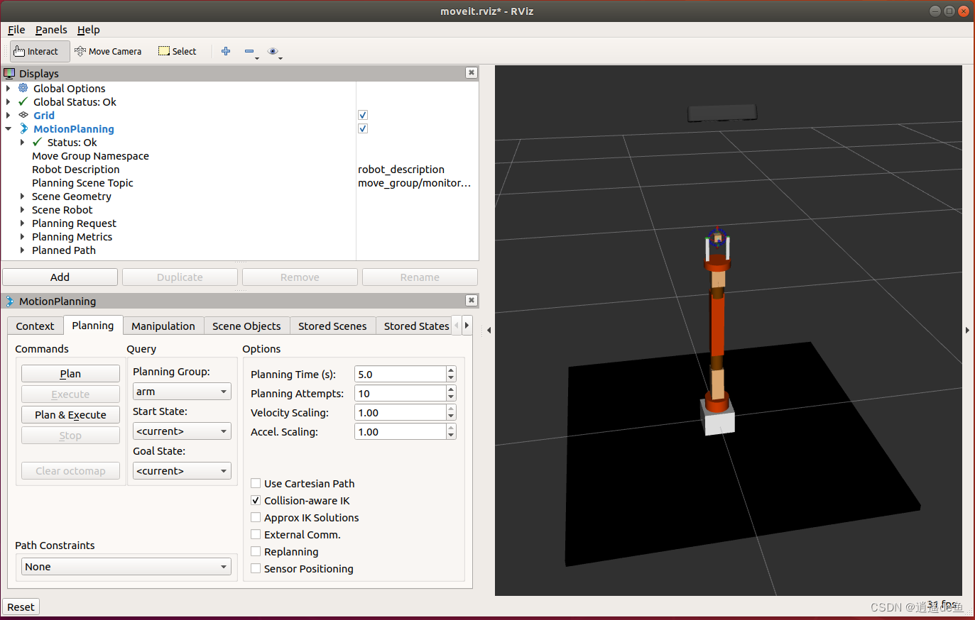 机械臂RRT算法代码unity 机械臂ros仿真_ubuntu_11