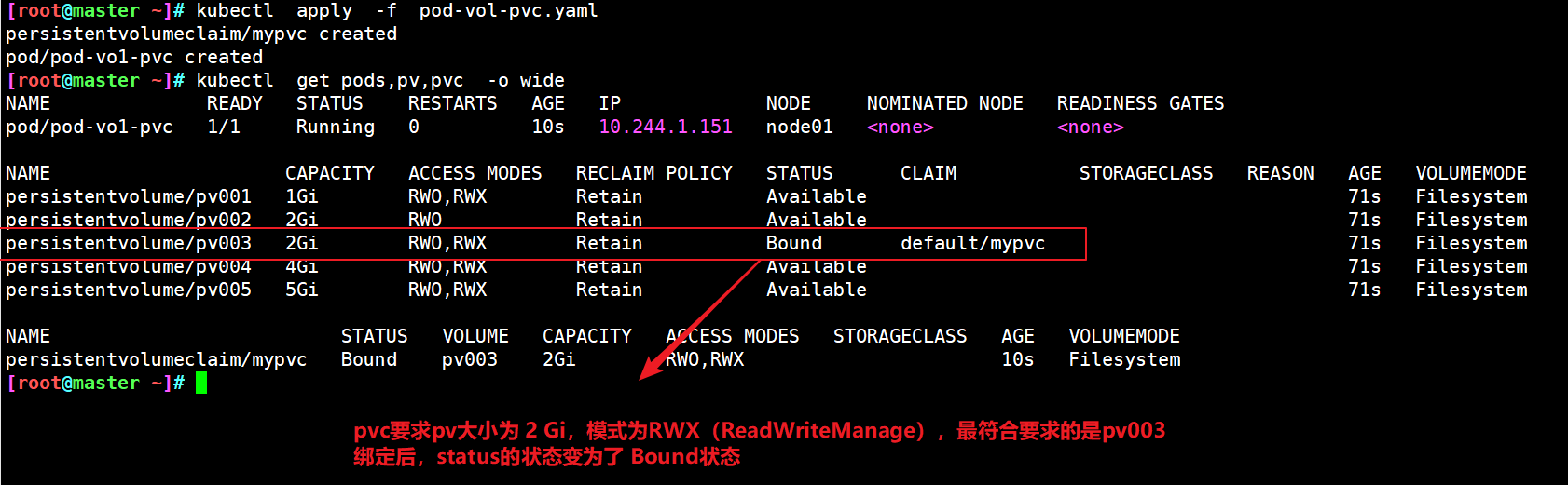 k8s StatefulSet 使用 pvc k8s查看pvc_开发语言_10