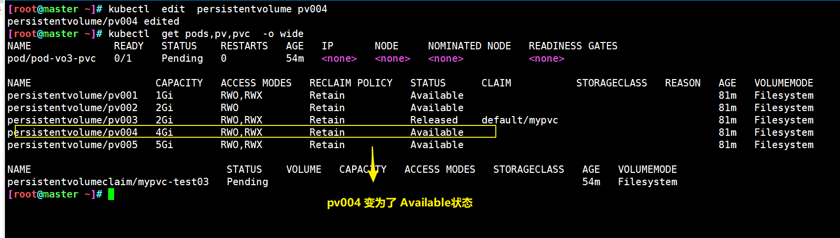 k8s StatefulSet 使用 pvc k8s查看pvc_ci_21