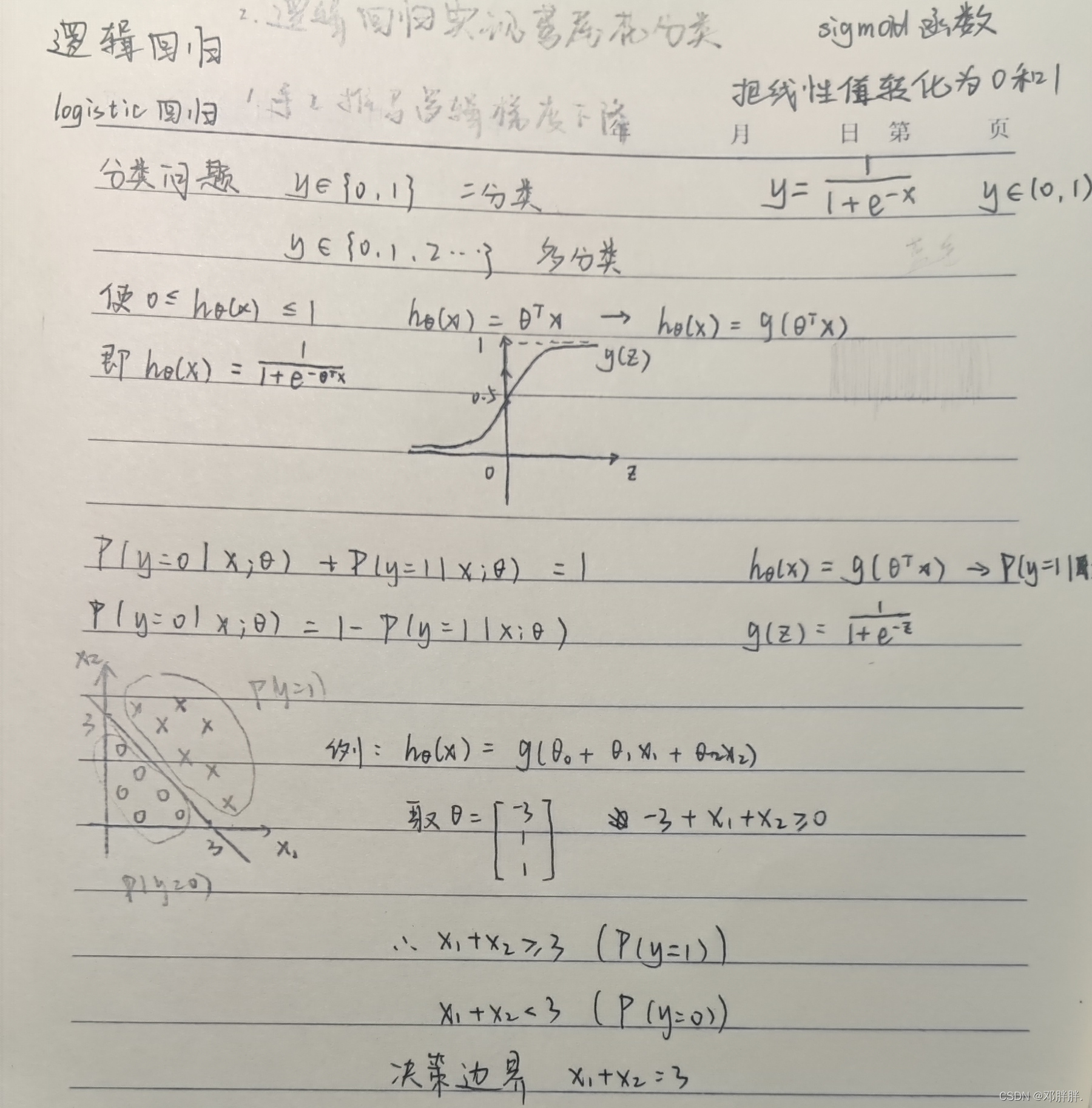 机器学 逻辑回归 逻辑回归算法推导_逻辑回归