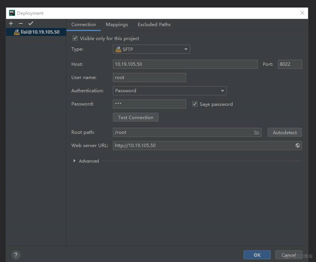 pycharm远程连接docker并debug pycharm docker远程开发_服务器_02