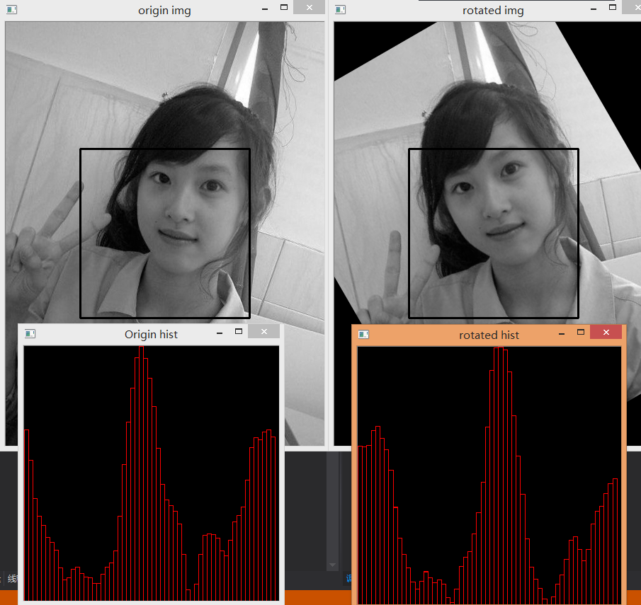 opencv带方向尺寸测量 opencv 角度_直方图