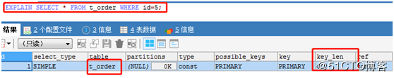 mysql执行计划的那个中的 key mysql执行计划原理_字段_17