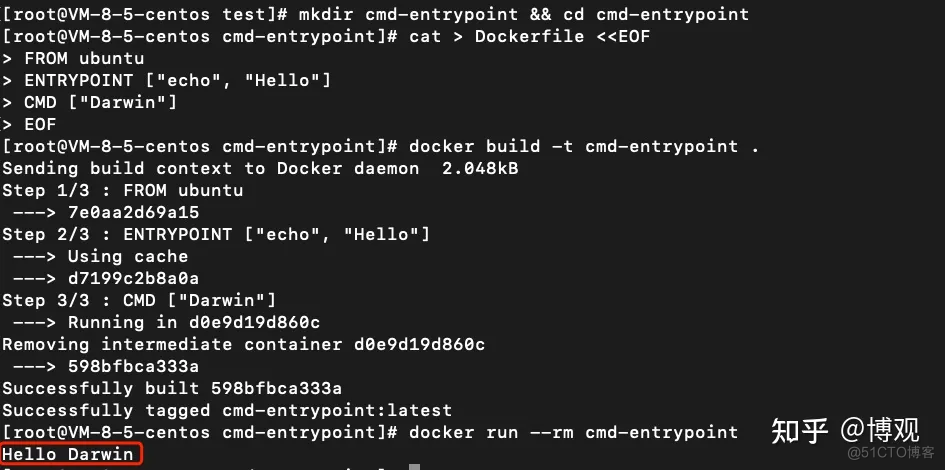 使用exec模式与shell模式，执行ENTRYPOINT和CMD的区别_docker_10