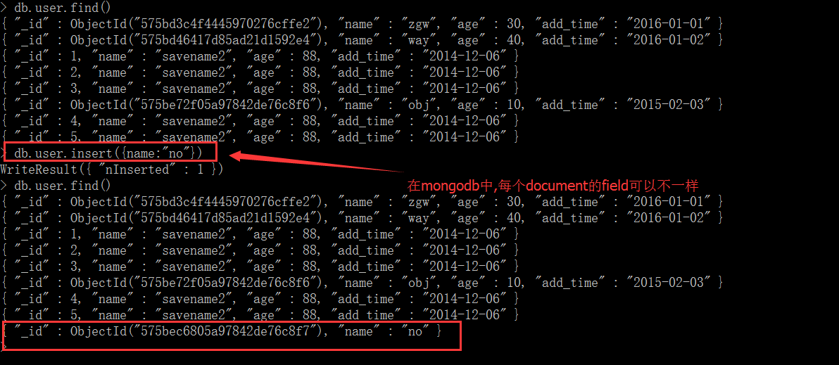 mongodb keyfile 什么权限 mongodb document_字段_06