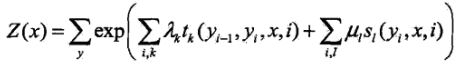 条件随机场中文分词python 条件随机场实例_特征函数_07