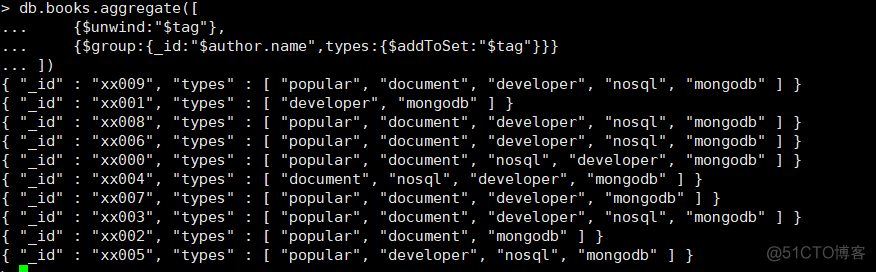 MongoDB基础入门到深入（二）聚合高级操作_mongodb_12