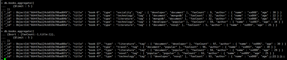 MongoDB基础入门到深入（二）聚合高级操作_数据库_16