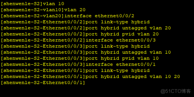 vlan hybrid模式缺点 hybrid pvid vlan_vlan hybrid模式缺点_16