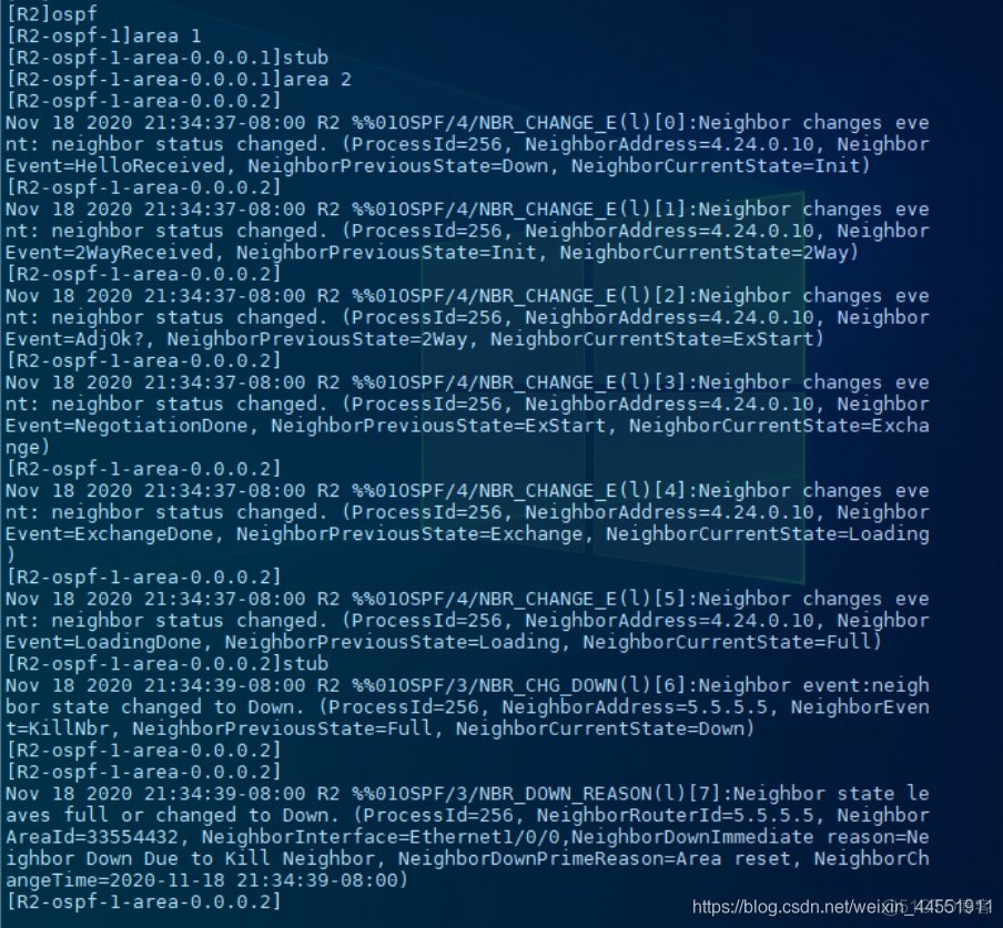 配置 OSPF Stub 区域代码 ospf stub区域作用_路由器_17