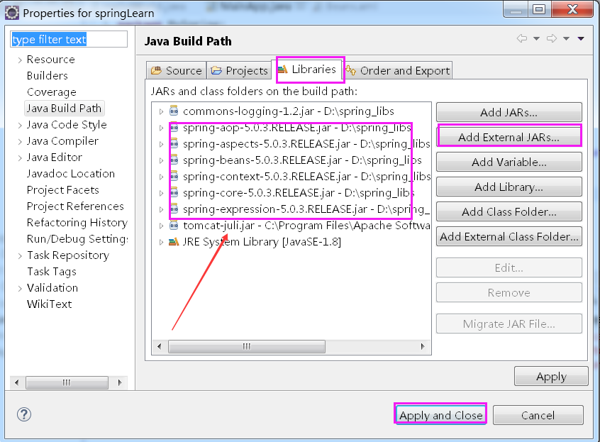 java se 使用spring java spring教程_开发工具_02