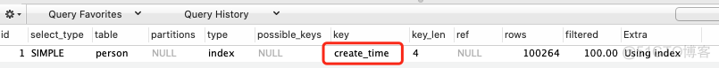 为什么select count使用时间作为索引 select count 索引_MySQL