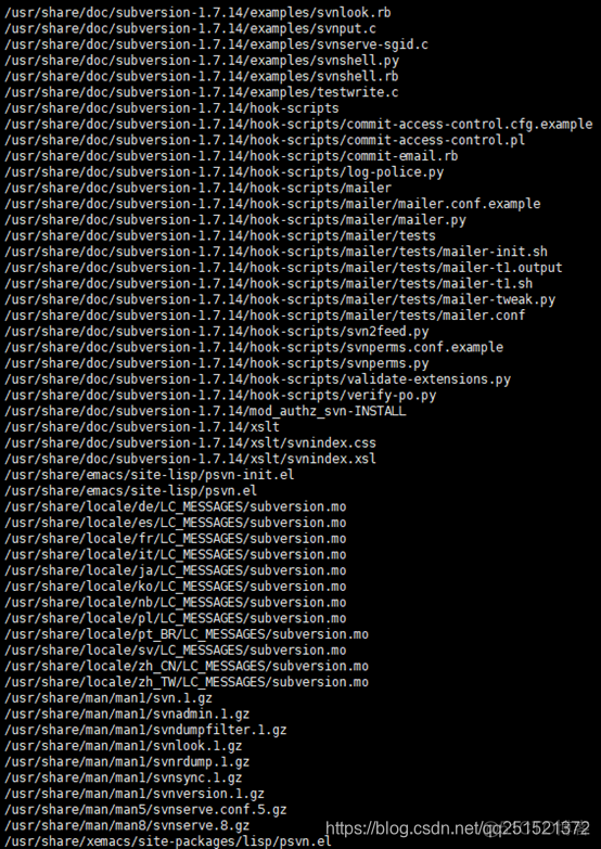 linux svn 查看所有仓库 linux 查看svn地址_版本库_04