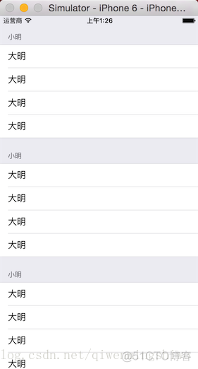 iOS collectionview显示两行 iosuitableview_UITableVie_02