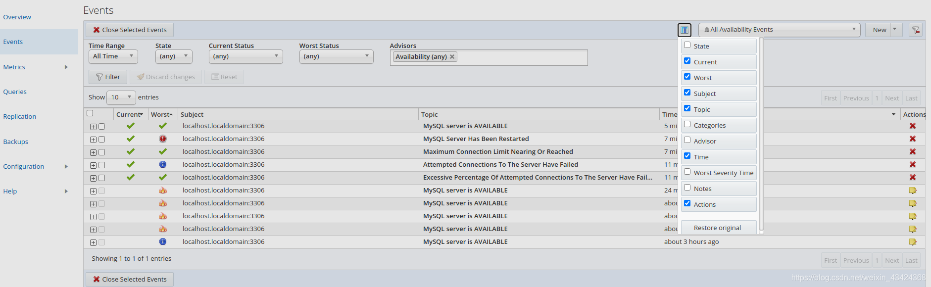 mysql线程监控工具 mysql官方监控工具_MySQL_12