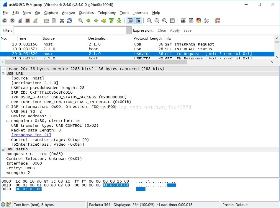 usb摄像头 rtsp Python USB摄像头协议_USB_74