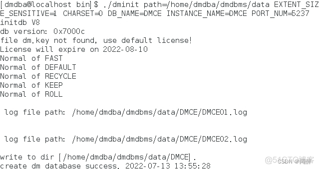 dm数据库高可用架构 dm数据库命令_服务器_02