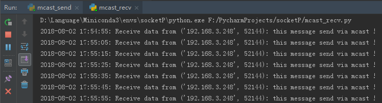 python 多播数据接收 python 组播发送并接收数据_python 多播数据接收_02