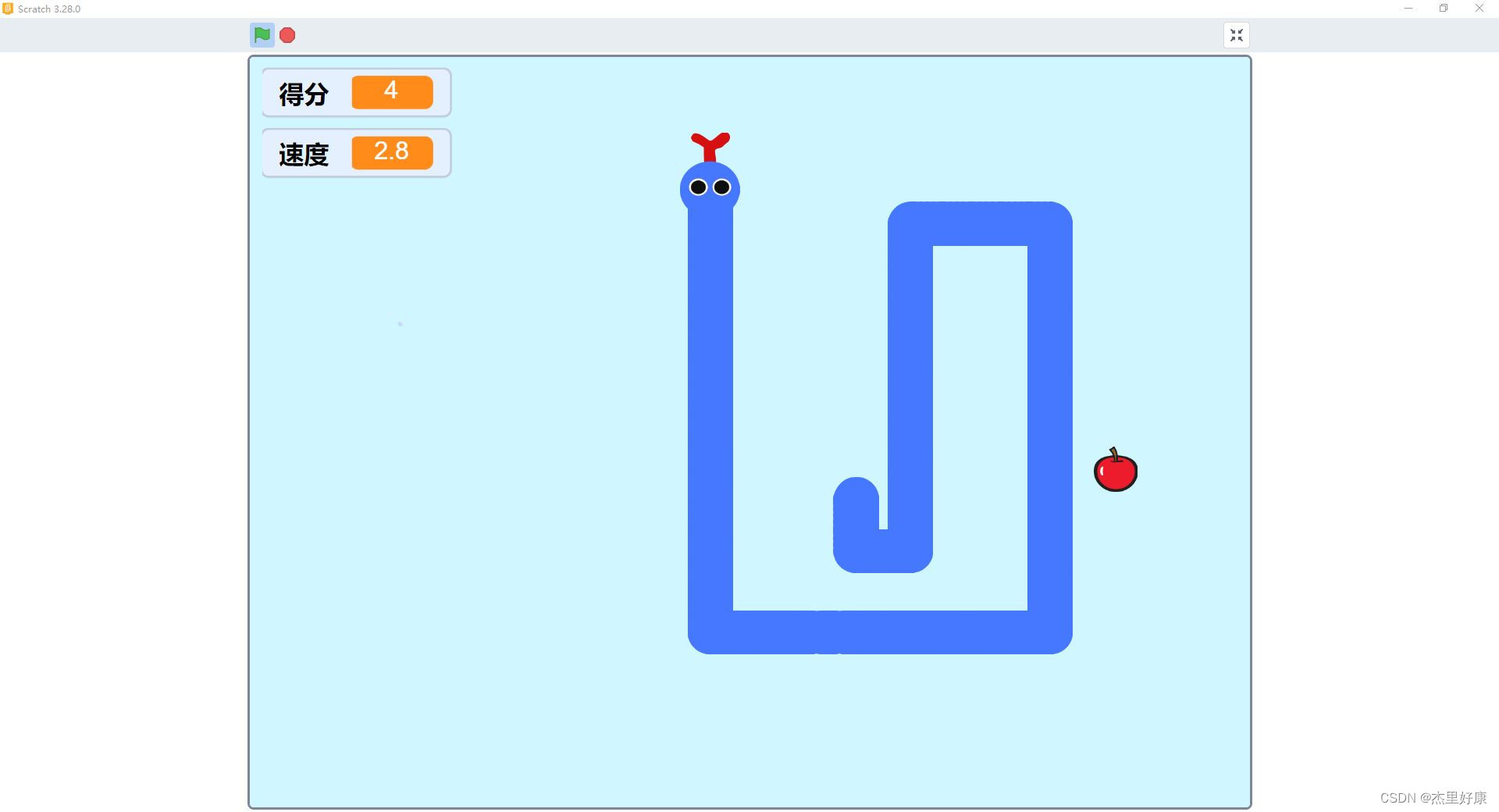 scratchdesktop简单游戏代码 scratch小游戏制作代码_Apple_05