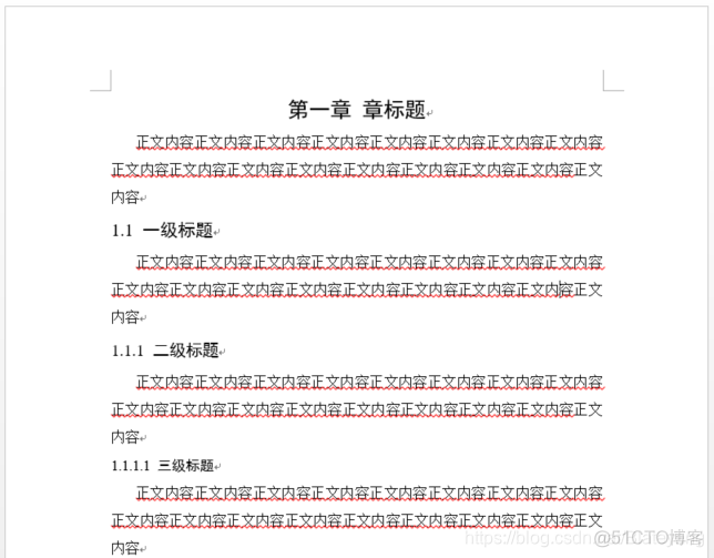 java word生成多级标题 word设置多级标题生成目录_自动生成目录_04