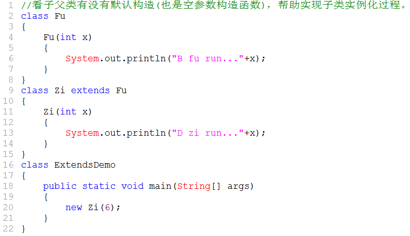 java子类构造方法传入父类 java子类的构造函数怎么写_子类_13