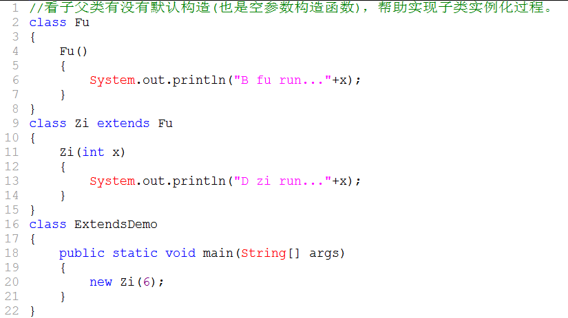 java子类构造方法传入父类 java子类的构造函数怎么写_java子类构造方法传入父类_15