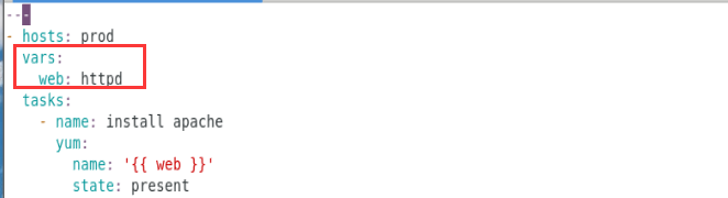ansibleplaybook 替换文件中指定行 ansible playbook编写_apache_13